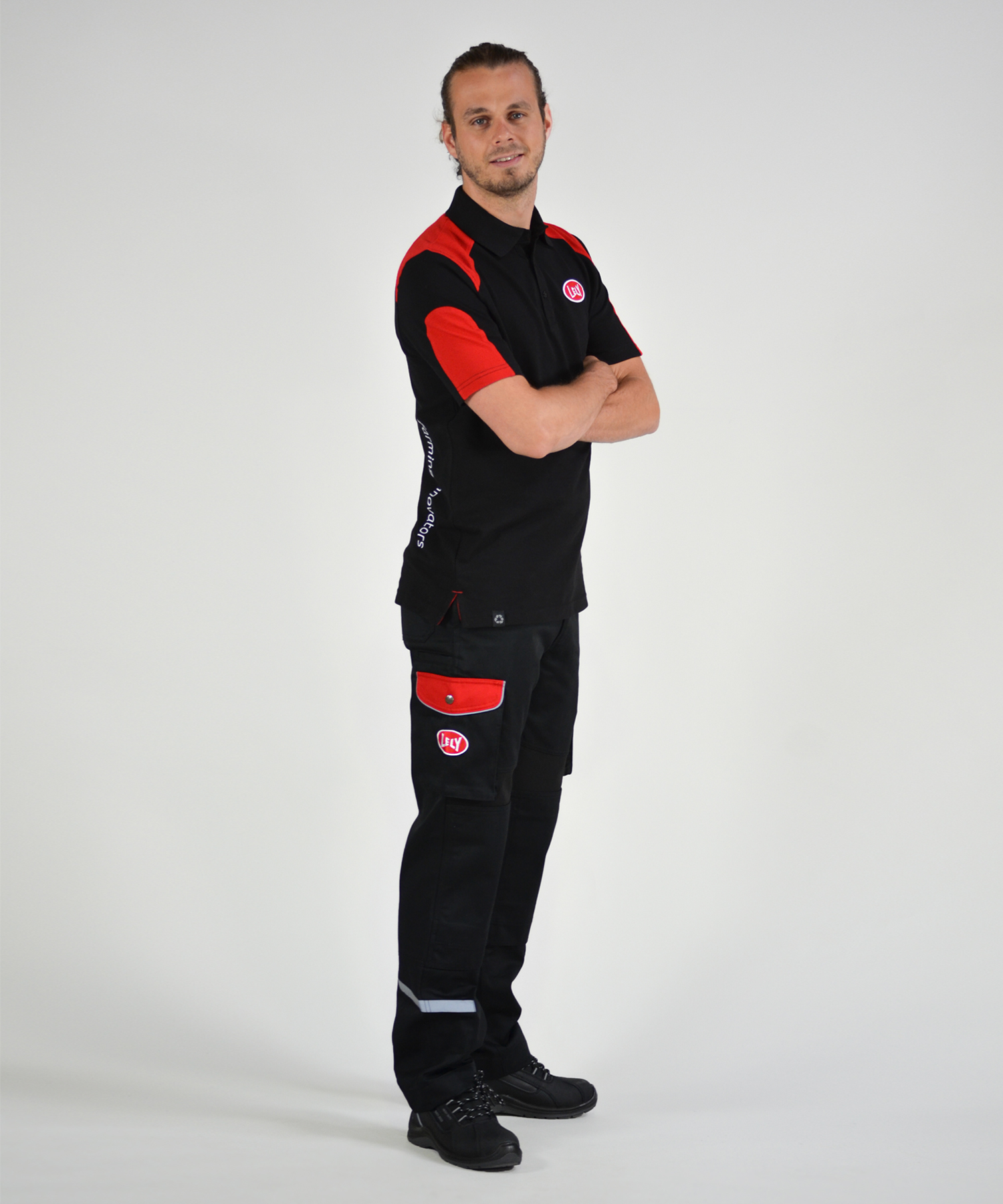 Polo men black-red 2.0